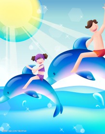 韩国儿童卡通矢量素材