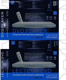 数码DVD包装盒设计图