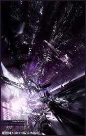 紫色酷炫抽象背景