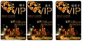 原创城市风格足浴店VIP贵宾卡设计