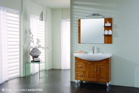 卫浴样板间  浴室柜