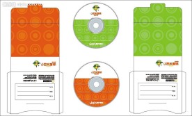 小吉米童袜CD VCD DVD光盘封面设计