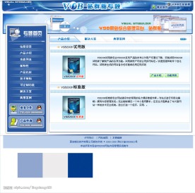 VSB软件专题页面模板