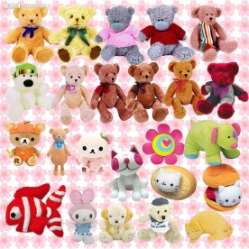 可爱的毛绒玩具