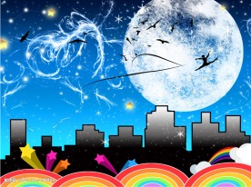 闪烁星空