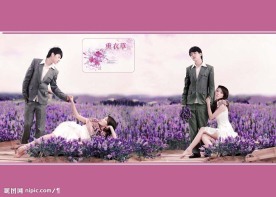 精品婚纱模板{女人花普罗旺斯}