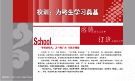 学校制度展板