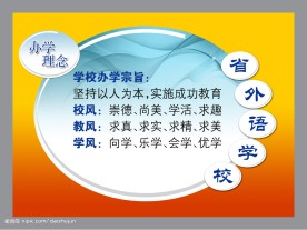 学校制度展板