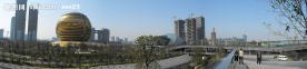 杭州市民中心全景图
