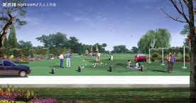 广场绿化环境设计070