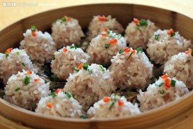 糯米粒  丸子  烧卖  美食