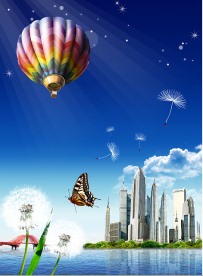 韩国风景psd