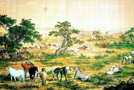 百骏图（局部）