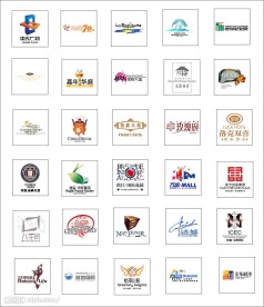 房地产LOGO 第八集合AI格式