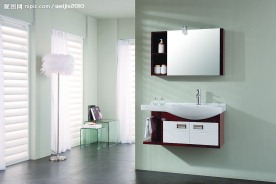 卫浴样板间 浴室柜