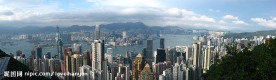 香港维多利亚港日景