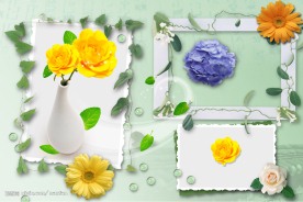 鲜花相框