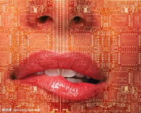 机器人 抽象科技创意人物合成图片