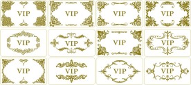 VIP卡花纹
