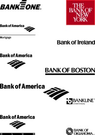 美国各银行logo标志