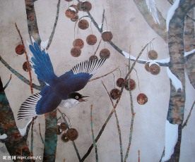 工笔画——暖冬局部