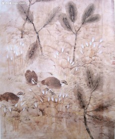 工笔画——黄土地