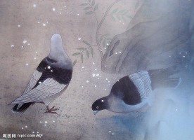 工笔画——微曦局部二