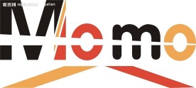 Momo美发名店LOGO