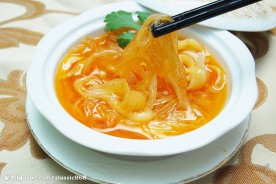 红烧花胶捞牙拣翅