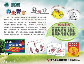 安全生产月板报树叶安全