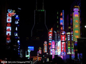 上海南京路夜景