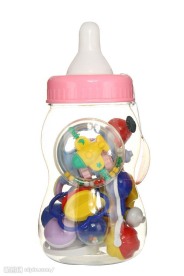 儿童玩具 奶瓶摇铃