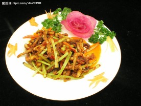 芹菜肉丝