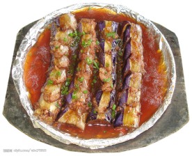铁板泰汁蟠龙茄子