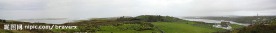 山景山村海边风光全景360