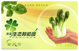 种菜类会员卡