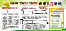 安全生产月展板