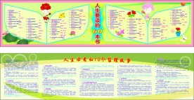学校宣传栏（1）矢量