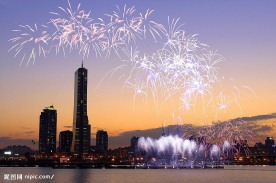 城市烟花