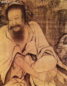 中国画 人物  农夫