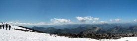 雪山 山顶 滑雪 俯视山景