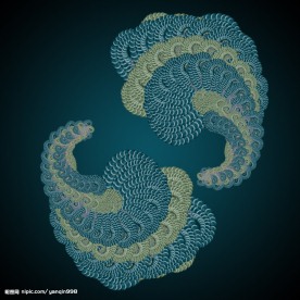 古典花纹背景