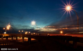 立交桥夜景