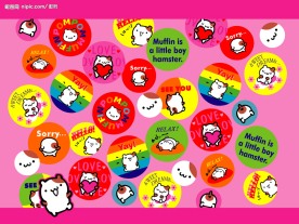 韩国卡通 分层精细 分层卡通纹理