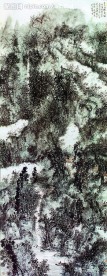 山水水墨画