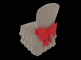 酒店餐椅3D模型