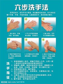 六步洗手法