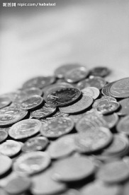 一堆金币