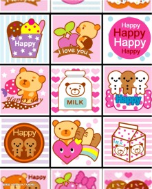 卡通小熊  可爱元素   韩国卡通