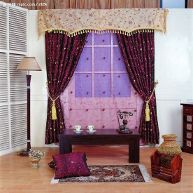 窗帘 布艺 欧式